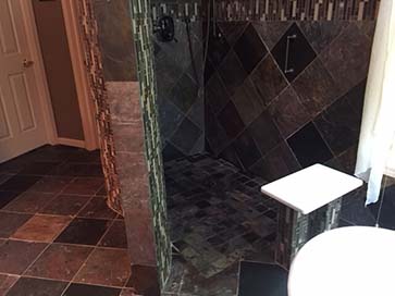 slate shower